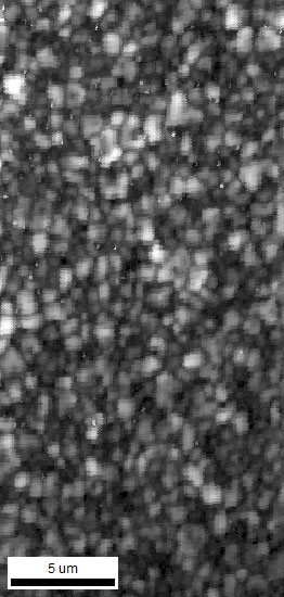 图 3. 807 nm 波长的相关 CL 图的灰度图像，由 OIM Analysis中的相关值生成。